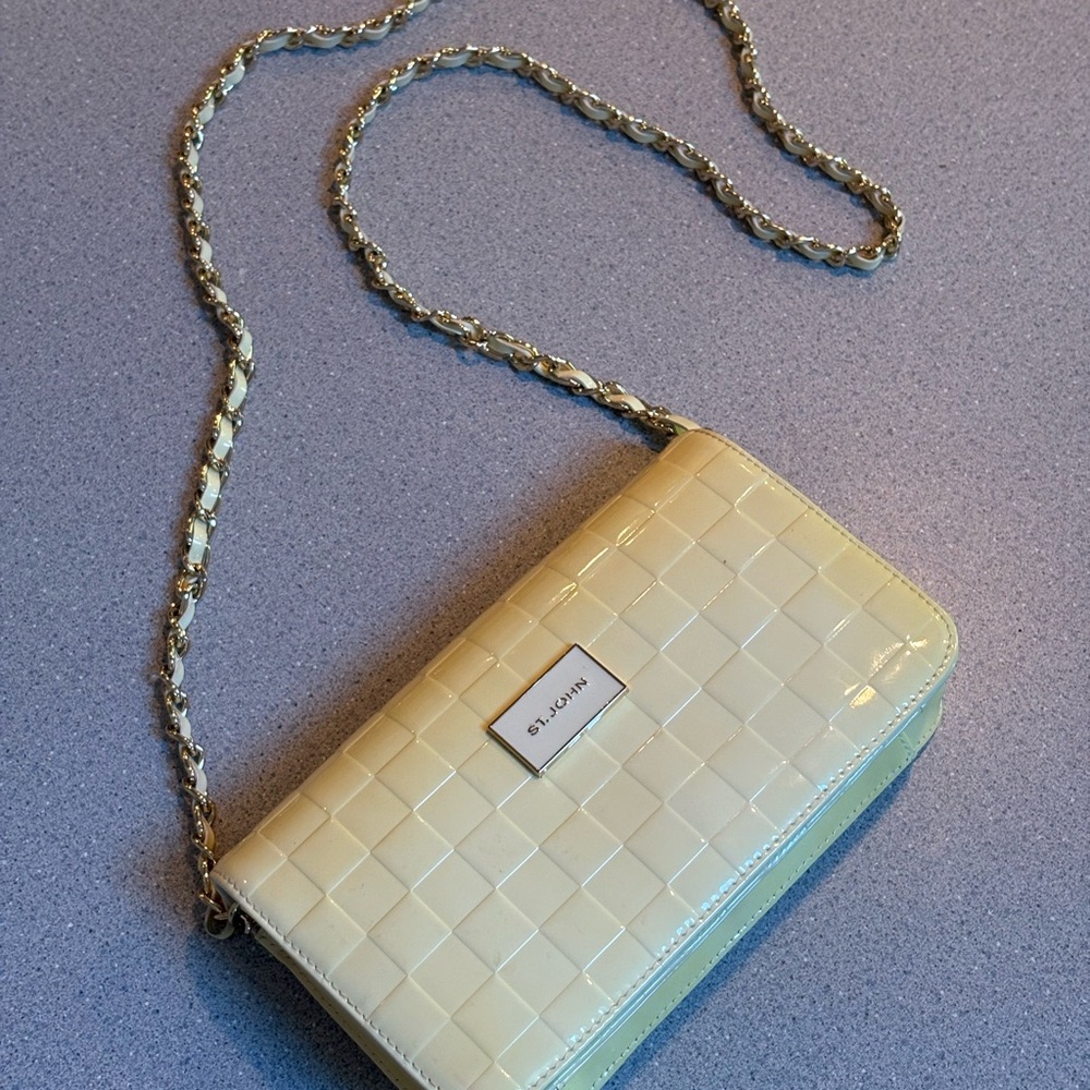 St. John Butter Yellow Shoulder Bag